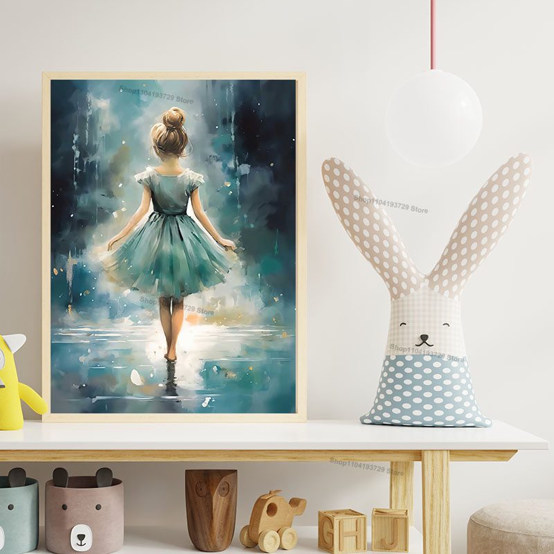 ภาพวาดสีน้ำ บัลเลต์ เด็กผู้หญิ - Waterproof Spray Shoe บทวิจารณ์และราคา